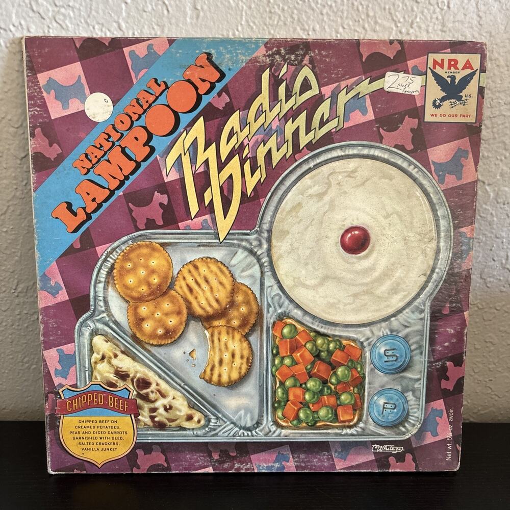 National Lampoon Radio Dinner Vinyl LP 1972 Banana Records Vintage!